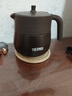 膳魔师（THERMOS）日本进口膳魔师焖泡、带茶漏家用不锈钢大容量茶壶TTE-450/700 咖啡色茶壶 450mll(赠送壶垫) 实拍图
