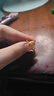 周六福彩宝碧玺黄金足金戒指生日礼物送女友J0212468 约1.99g 13号 实拍图