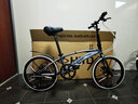 HITO 德国品牌 22寸折叠自行车超轻便携折叠车碟刹 铝合金单车 男女成人禧玛诺变速公路车 钛色一体轮 实拍图