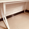汤能优品电脑桌台式家用电竞游戏桌简约卧室书桌办公学习桌学生写字小桌子 暖白140*60-单桌【二代加粗腿】# 实拍图