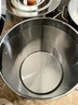 【抢完恢复原价】304商用家用不锈钢汤桶带盖米桶储水桶油圆卤桶 【破损包赔】直径40高40厘米 实拍图