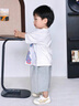 G.DUCKKIDS小黄鸭童装男童套装夏季2025儿童衣服宝宝潮酷太空人短袖两件套潮 太空人套装 米白色geioqgg 100 建议2~3岁【 90-100cm】 实拍图