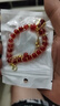 好事花生双层叠戴手链女款小众设计百搭轻奢复古高级感礼物送闺蜜 红色双层花生手链 实拍图