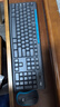 罗技（Logitech）MK275 键鼠套装 无线键鼠套装 办公键鼠套装 全尺寸 商务键鼠套装 带无线2.4G接收器 黑蓝色 实拍图
