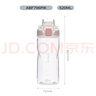 乐扣乐扣（LOCK&LOCK）人鱼线塑料运动水杯夏天便携水壶带刻度提手男女水杯子520ML蓝色 实拍图