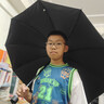 加固折叠雨伞手动结实耐用黑胶晴雨伞两用遮阳防晒学生雨伞 暖米-加大号110cm黑胶防晒款 10骨 实拍图