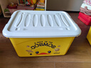 访客（FK） 收纳箱 大号储物箱加厚家用衣服被子整理箱有盖收纳盒玩具收纳箱 小黄鸭收纳箱 超大号【2只装】 实拍图
