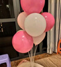 青苇 生日场景布置气球80个粉色情人节求婚表白装饰婚房布置室内 实拍图