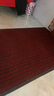 居拾忆 七条纹防滑垫加厚压边商用进门入户脚垫门口垫客厅可裁剪吸水防滑地毯 七条纹暗红色60*90cm 实拍图