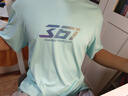 361°童装男女童短袖针织衫夏季新款速干儿童休闲T恤中大童冰爽上衣 浅青蓝1202-男童 175 cm 实拍图