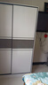 纳莎玟【包安装】实木衣柜卧室家用推拉门出租房现代简约大衣柜组合柜子 【两门】主柜120*200*50 实拍图