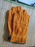 贸正牛皮电焊手套 焊工焊接隔热防烫耐磨工作干活 短款黄色 1付 京东自营 实拍图
