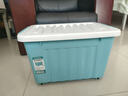 【SPACEXPERT同厂】带轮收纳箱特大号储物箱书箱玩具整理用品 【蓝色36L】50*36*31.5cm 带轮 实拍图