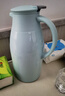 JEKO&JEKO保温壶家用热水瓶暖水壶宿舍大容量开水瓶玻璃内胆 1.6L淡蓝色 实拍图