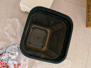 五月花压圈垃圾桶无盖直投15L&17L方形高级黑客厅厨房卫生间 2只装 实拍图