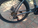 飞鸽（FLYING PIGEON）山地自行车成人男女变速山地车青少年中小学生车越野户外骑行单车 【高碳钢】G8002代-辐条轮-灰色 24寸轮组（适合145-170cm） 24速标准版 实拍图