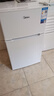 美的（Midea）88升迷你双开门小冰箱租房宿舍办公室小型家用双温可冷冻冷藏节能BCD-88CM 实拍图