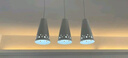 雷士（NVC）LED餐吊灯餐厅吧台灯具现代简约 白色餐吊 NDBD03A/2-005 实拍图