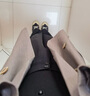 伊芙丽（eifini）蒋欣代言防晒高级垂感帅气深褶窄版直筒西装裤女新款裤子 黑色 直筒裤 L 165/68A 实拍图