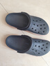 卡骆驰crocs洞洞鞋贝雅卡骆班轻便耐磨一脚蹬休闲鞋|205089 深蓝/辣椒红-4CC 43 (270mm) 实拍图