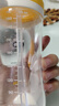 好孩子（gb）婴儿防胀气防呛奶玻璃奶瓶新生儿奶瓶吸管重力球学饮杯260ML-浅黄 实拍图