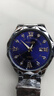 【日历款】男士手表夜光钢带高级感商务男款石英腕表 升级合金银蓝色 实拍图