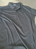 乔丹短袖t恤男夏季新款透气宽松速干冰丝翻领polo衫男士休闲运动上衣 深灰 XL /180 实拍图