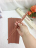 双枪红檀木筷子天然抗菌木筷 家用实木无漆无蜡筷子餐具套装10双 实拍图