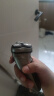 映趣电动剃须刀男士刮胡刀充电便携三刀头轻便旋转式七夕情人节礼物胡须刀迷你生日送爸爸男友老公须刨 暮光银普通装 实拍图