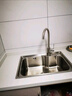 箭牌（ARROW）【政府补贴】304不锈钢厨房水槽小户型水槽洗菜盆洗碗槽大单槽 【拉丝防刮耐磨】59*43-大弯龙头 实拍图