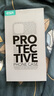 亿色适用苹果15promax手机壳  iPhone15promax保护套超强防摔防震硅胶软边蓝边剔透白 实拍图