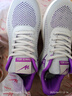 双星女鞋运动鞋春夏季新款飞织网面跑步鞋轻便休闲鞋子 灰紫  37 实拍图