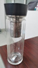 膳魔师（THERMOS）玻璃杯套组400ml双层耐热带滤网泡茶TCGB-400-BL iwaki 促销装 C 实拍图