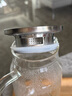 Glasslock凉水壶高硼硅玻璃茶水分离耐高温冷水壶泡茶壶家用玻璃果汁杯1.1L 实拍图