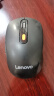 联想（Lenovo） 无线蓝牙双模鼠标 便携办公鼠标 人体工程学设计 适用台式机一体机笔记本平板 Howard黑色 实拍图