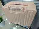 鹃羚行李箱小型可登机箱学生儿童拉杆箱次日达旅行箱男女生密码箱 米黑【多功能挂钩+合金包角】磨砂加厚高配内衬款 18英寸  出差旅行小尺寸大容量可上飞机免托运 实拍图