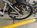 飞鸽（FLYING PIGEON）山地自行车成人男女变速山地车青少年中小学生车越野户外骑行单车 【高碳钢】G8002代-辐条轮-白色 26寸轮组（适合160-180cm） 24速标准版 实拍图
