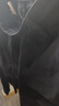 海澜之家（HLA）休闲裤男款轻商务时尚直筒裤子男夏季父亲节礼物 黑色86 M 170/80A 推荐121~134斤 实拍图