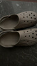 crocs卡骆驰洞洞鞋贝雅男鞋女鞋轻便耐磨一脚蹬拖鞋休闲鞋|10126 卵石色-2V3 41 /42(260mm) 实拍图