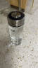 希诺玻璃杯单层加厚大容量家用办公泡茶杯子男车载水杯XN-6016L 400mL 实拍图