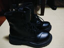 啄木鸟断码欧货真软皮马丁靴女秋冬保暖轻便2025英伦风街头短靴加绒女靴 黑色单里 37 实拍图