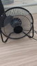 【京东物流】电风扇家用桌面风扇小风扇大风力迷你轻音小电扇学生宿舍办公室卧室床头铁艺台式 8寸黑色大风力（二档风力）+延长线 实拍图