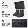 ToMill雨鞋套防水防雨鞋套加厚耐磨防水防滑便携雨靴套成人黑色高筒XXL 实拍图