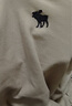 ABERCROMBIE & FITCH【舒适透气】男装25夏季新款经典小麋鹿POLO衫T恤KI124-5182 米色 XL (180/116A) 实拍图