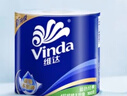 维达（Vinda）有芯卷纸 蓝色经典4层160克*27卷 厚韧耐用 卫生纸卷筒纸纸巾整箱 实拍图