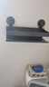 吸盘置物架浴室卫生间架子免打孔厕所壁挂式墙上洗手间收纳架神器 30CM枪灰色【强力吸附掉落包赔】 实拍图