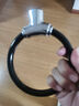 永久（FOREVER）自行车锁密码锁死飞单车配件防剪电瓶车电动车钢缆锁山地车锁防盗锁配件骑行装备 黑色 实拍图