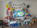欧妮姿生日场景布置男孩生日气球道具氛围布置派对装饰快乐奥特曼投屏 实拍图