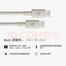 beats 耳机 手机充电线  编织连接线 Apple/苹果USB-C/type-c 数据线适用iPhone15 16手机/原装线 USB-C 转 USB-C 奔涌灰（1.5米） 实拍图