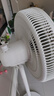 美的（Midea）【品质推荐】七叶轻音柔风电风扇/家用省电落地扇/台式电扇/广角摇头节能宿舍小型风扇 SAE35CA 实拍图
